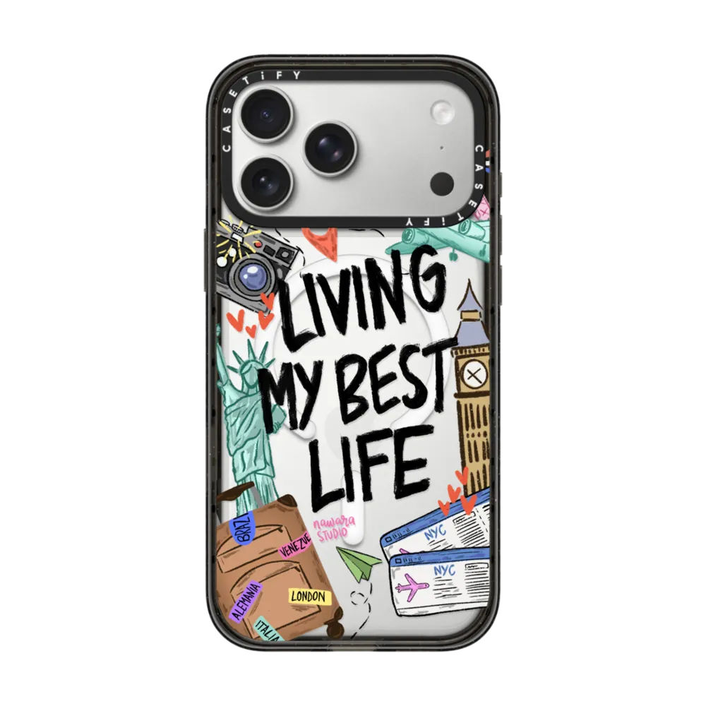 现货CASETiFY旅行爱好者适用于苹果iPhone17 pro max手机壳16/15潮牌14/13磁吸air创意轻奢ins风防摔保护套12