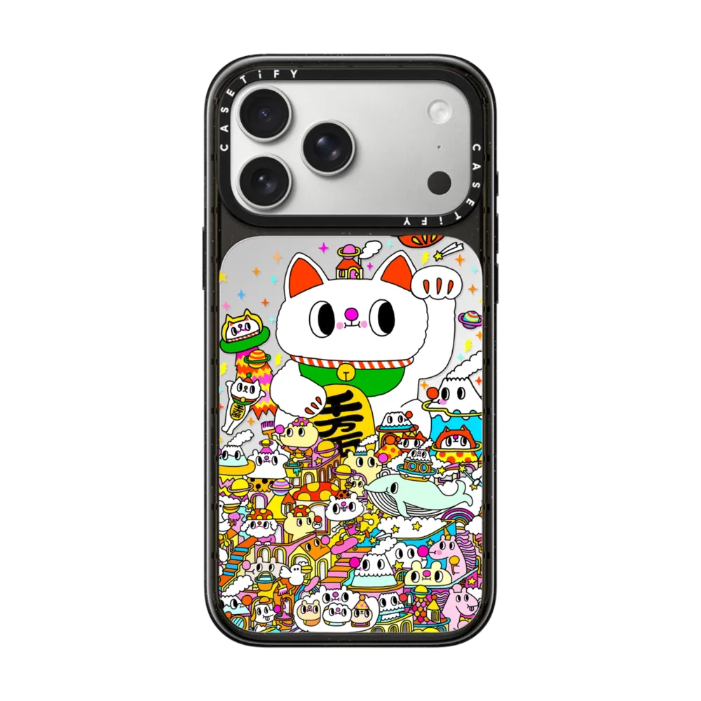 现货CASETiFY招财猫幸运猫咪适用苹果iPhone18 Pro Max手机壳17/16/15磁吸14卡通13小众高端防摔好运保护套12