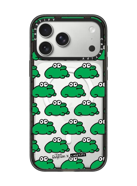 现货CASETiFY呆呆蛙适用于苹果iPhone17 pro max手机壳16/15/14磁吸卡通可爱13小众高端趣味绿色防摔保护套12