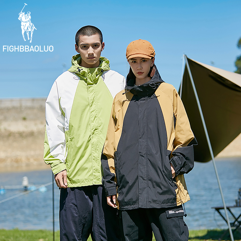FIGHBBAOLUO闪电保罗美式冲锋衣