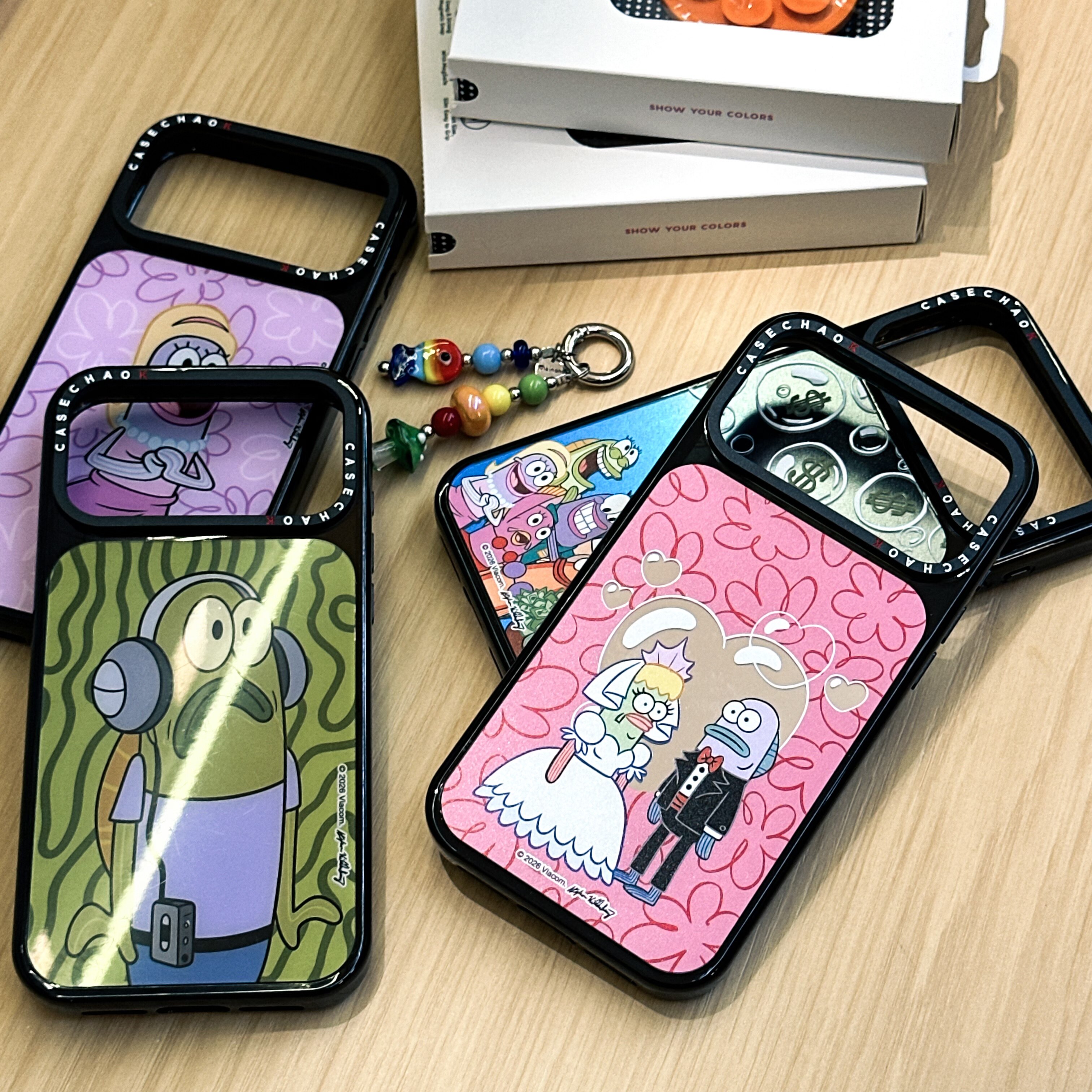 CASECHAOK苹果iphone18Promax手机壳磁吸保护套高级感比奇堡精神图鉴适用于iPhone17P保护套个性可爱联名同款