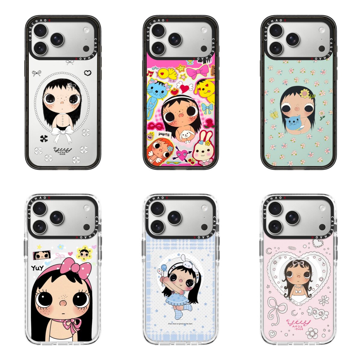 潮K小玉磁吸iPhone壳爱心防摔