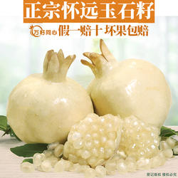 正宗怀远石榴白花玉石籽石榴礼盒装新鲜水果当应季甜安徽蚌埠特产