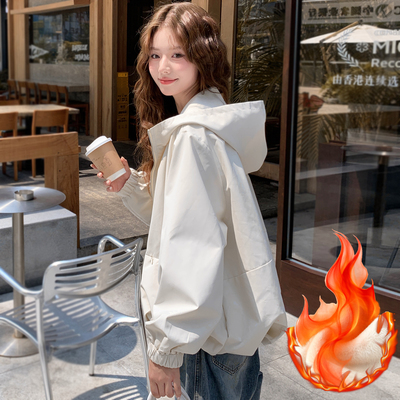 巨好看的初冬加绒加厚外套女派克