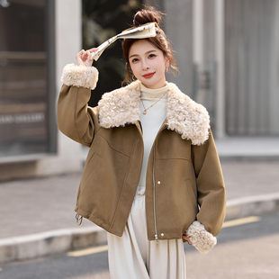 石墨烯云绒巨好看 高级感保暖棉服宽松派克服 加厚外套女2025冬季