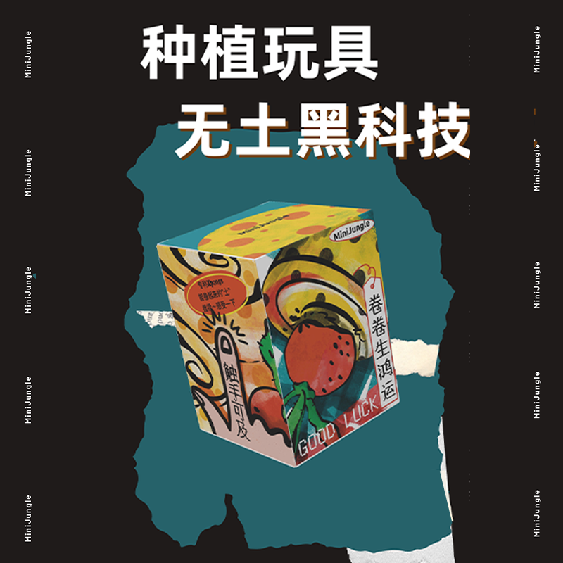 卷卷生·系列Xponge种植杯水培无土栽培盆栽阳台桌面摆件种植玩具