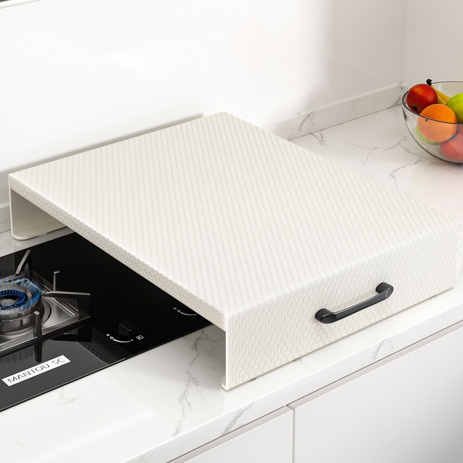 加厚厨房燃气灶盖板煤气灶遮挡加高电磁炉支架灶台台面置物架底座