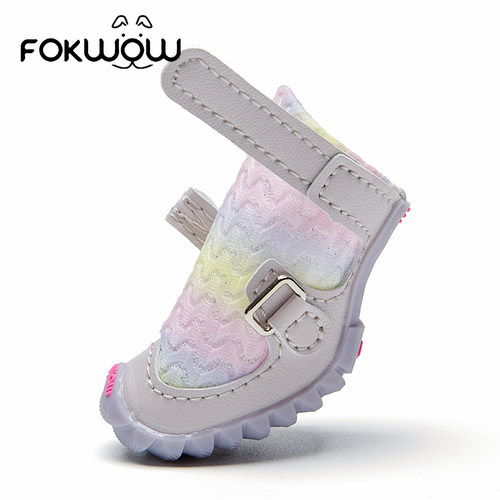 Fokwow狗鞋泰迪比熊小型犬软底鞋