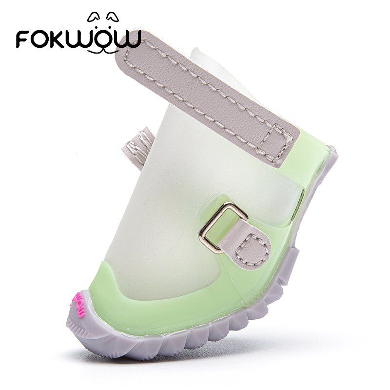 Fokwow狗狗鞋子防水雨鞋软底防掉