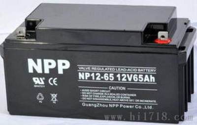 耐普蓄电池12V65AH厂家直销NPP12-65AH/ UPS/EPS直流屏专用