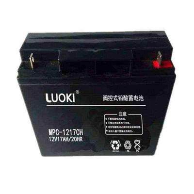 LUOKI洛奇蓄电池MPC-1217CH 12V 17AH/20HR阀控式铅酸密封蓄电池