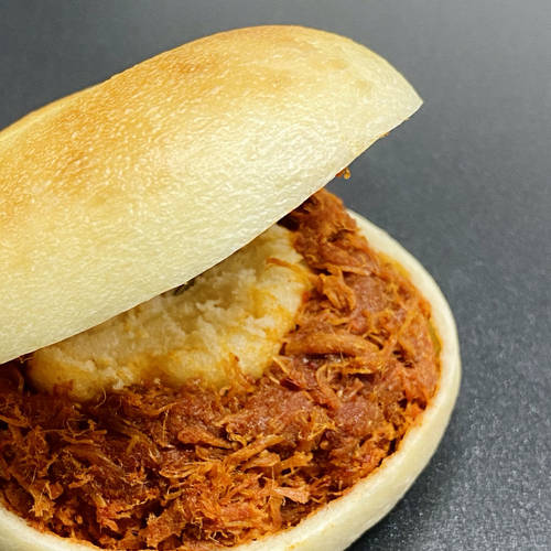 美农厨房番茄肉松贝果面包