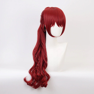 THE cos假发 ROYAL 芳泽霞 大虎夹红色微 P5R 女神异闻录5