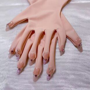 kigurumi带水钻美甲片Cosplay动漫长手套