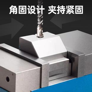 平口钳CNC铣床专用重型精密平口钳8寸台虎钳夹具工业级台钳 角固式