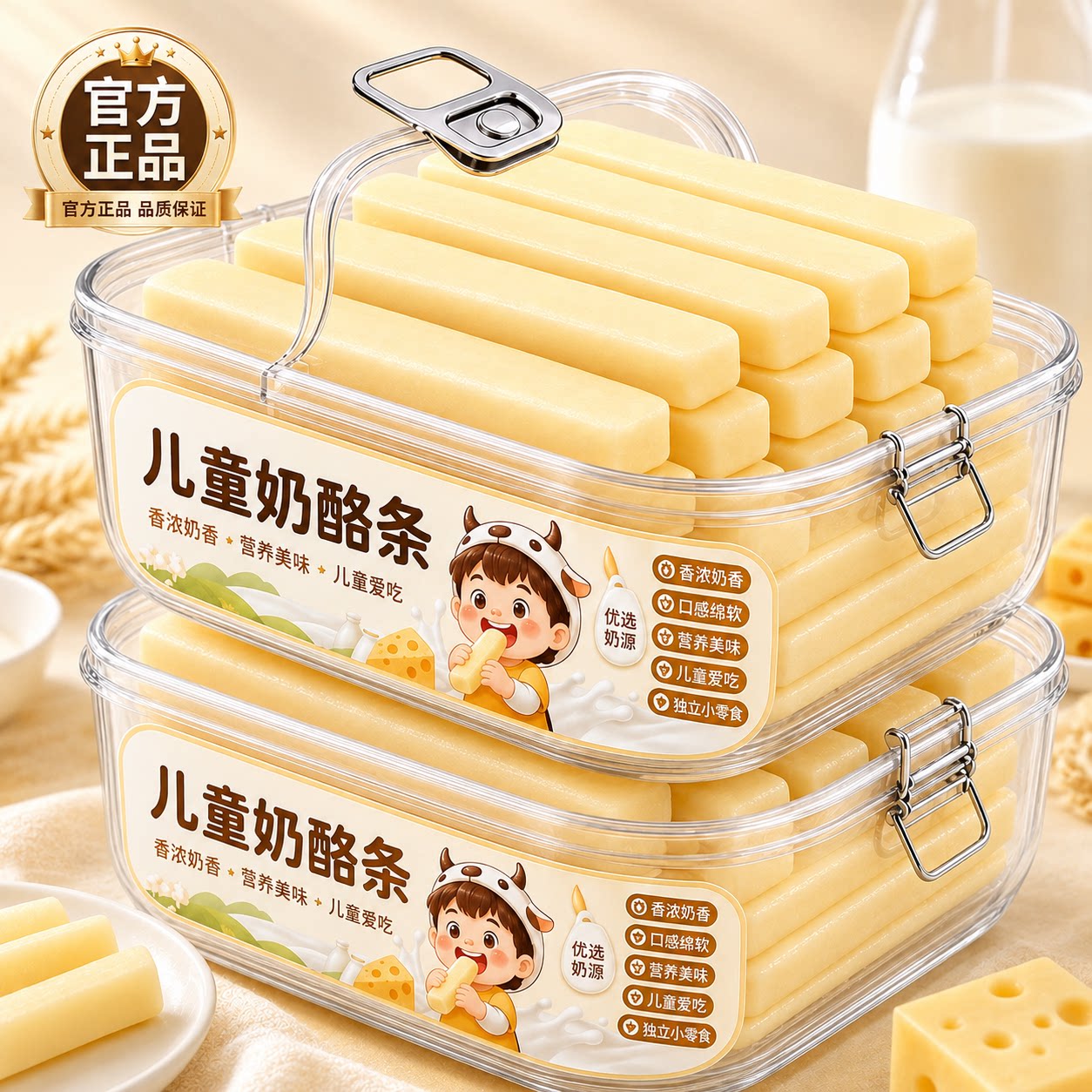 儿童奶酪棒奶条内蒙古特产无添加儿童解馋营养休闲独立包装小零食图片