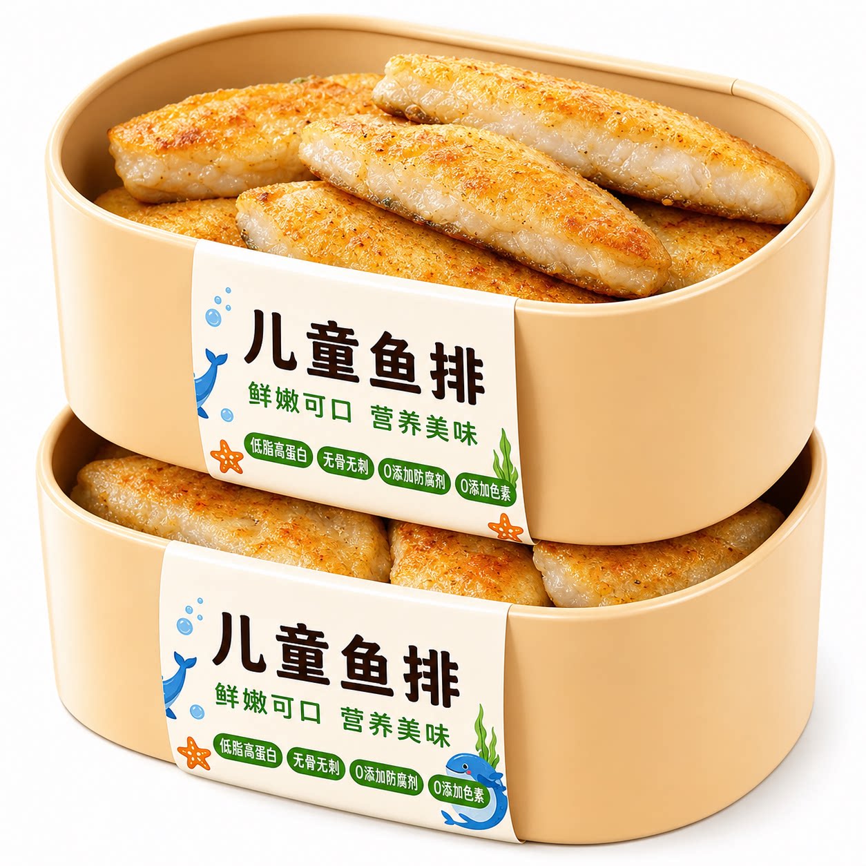 有机鱼排儿童无添加无刺早餐鲷鱼官方旗舰店罗非鱼排鳕低脂半成品图片