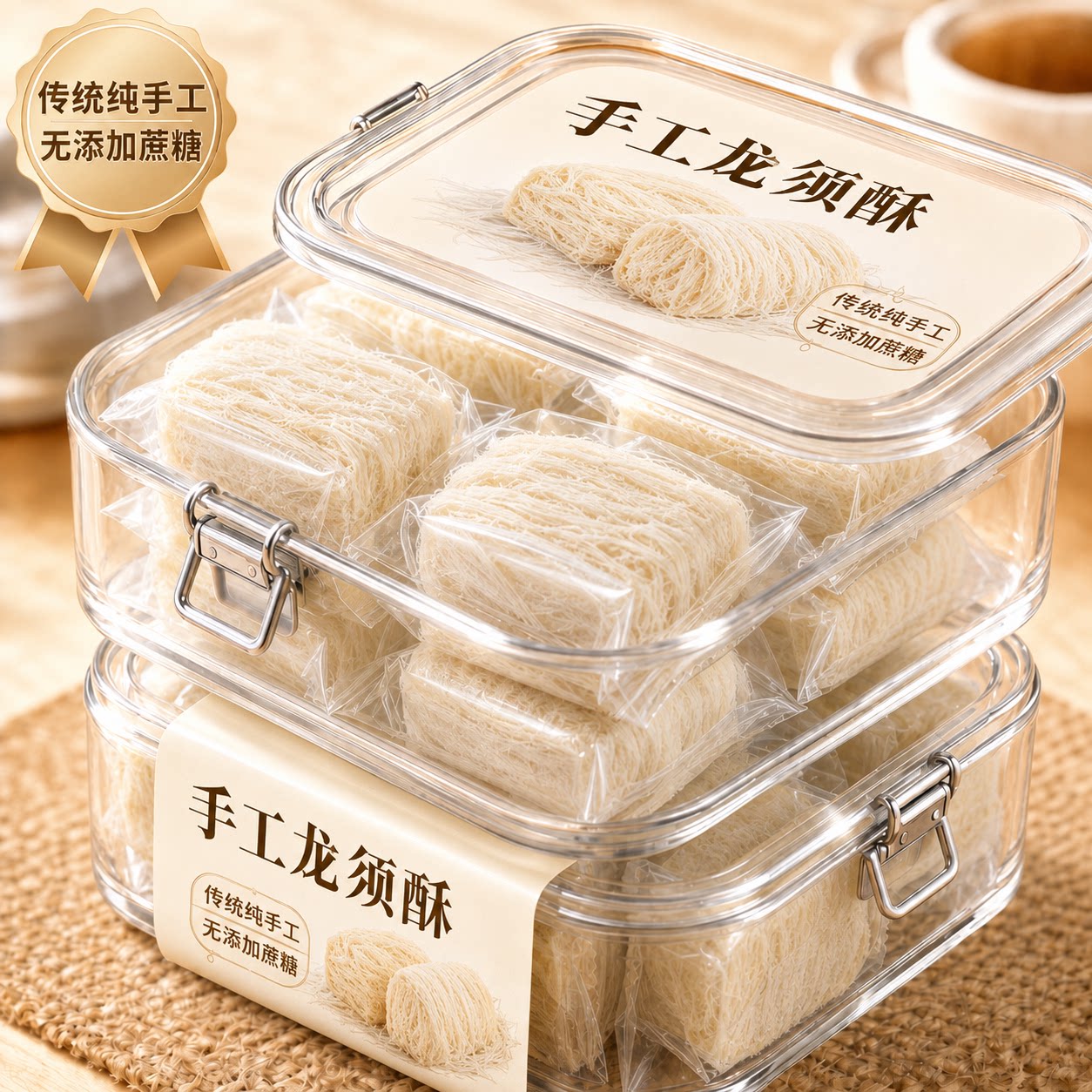 正宗龙须酥官方旗舰店南京特产老式传统糕点独立包装经典怀旧零食