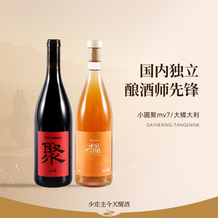 【大橘大利新年份上线】小圃酿造干白葡萄酒橘酒聚MV07干红葡萄酒