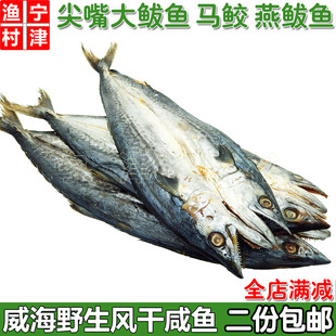 包装方式尖嘴大鲅鱼干 燕鲅鱼 深海风干咸鱼干马鲛鱼威海特产海鲜