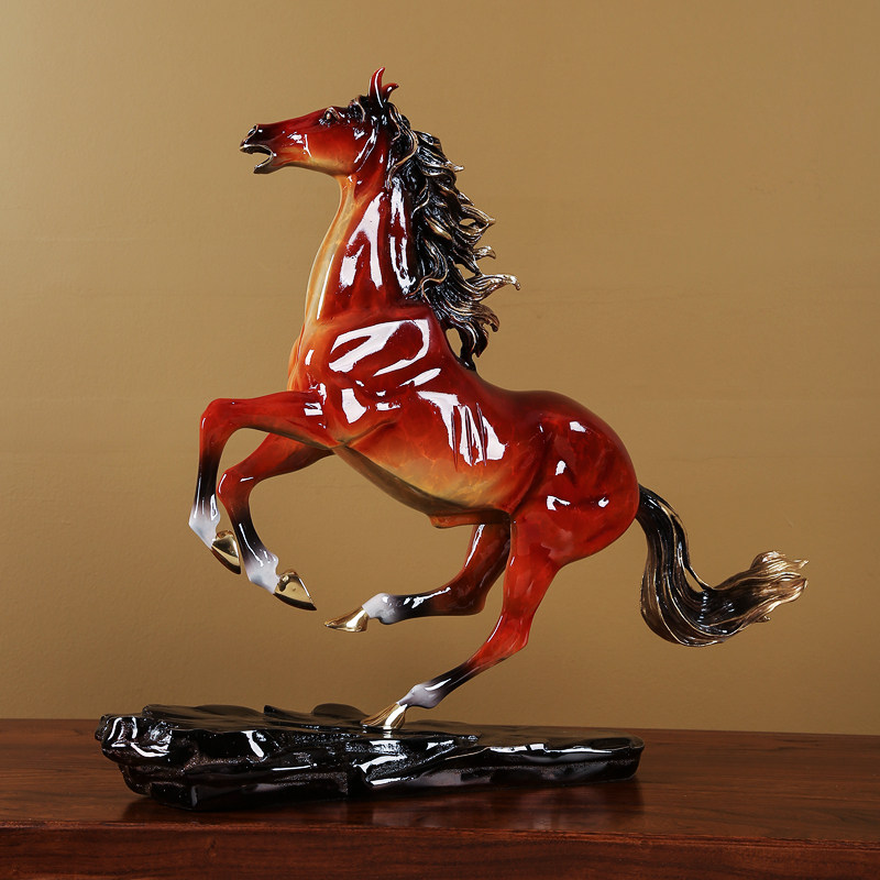 全铜马摆件马到成功摆设酒柜电视柜装饰品办公室桌面乔迁高档送礼,家居饰品,桌面摆件,淘宝优惠券,粉丝福利购,淘宝优惠卷