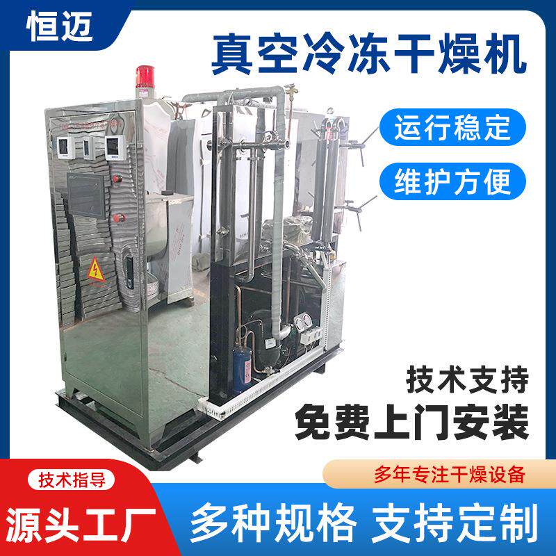 厂家直供真空冷冻干燥机 枸杞桑葚水果低温冻干设备提供样机实验