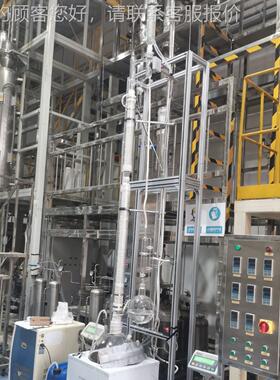 精馏塔实塔验室精馏塔 非蒸馏SY-8160 不锈钢精标馏塔  精馏塔