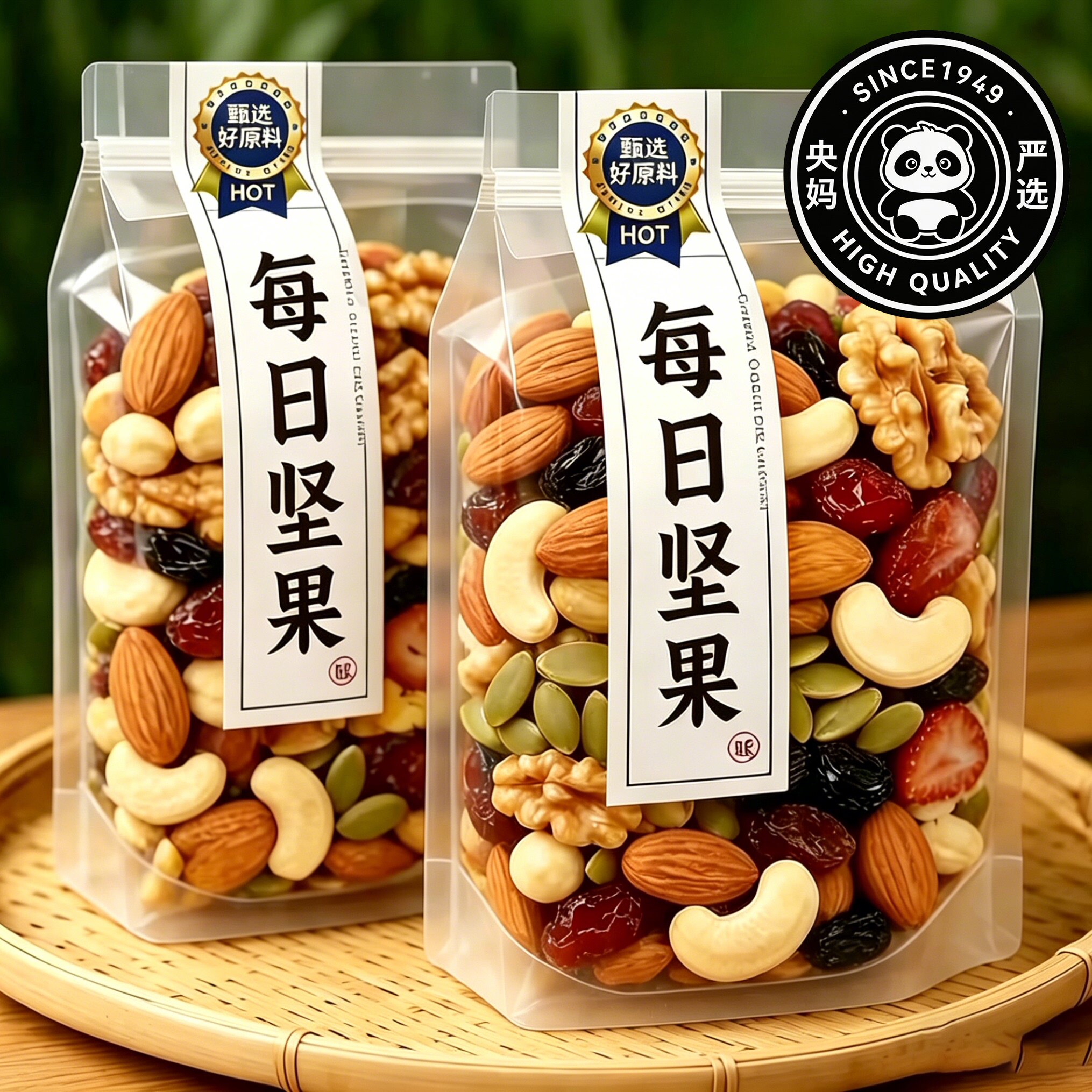 央妈严选每日坚果独立小包装纯坚果混合孕妇儿童零食官方旗舰店