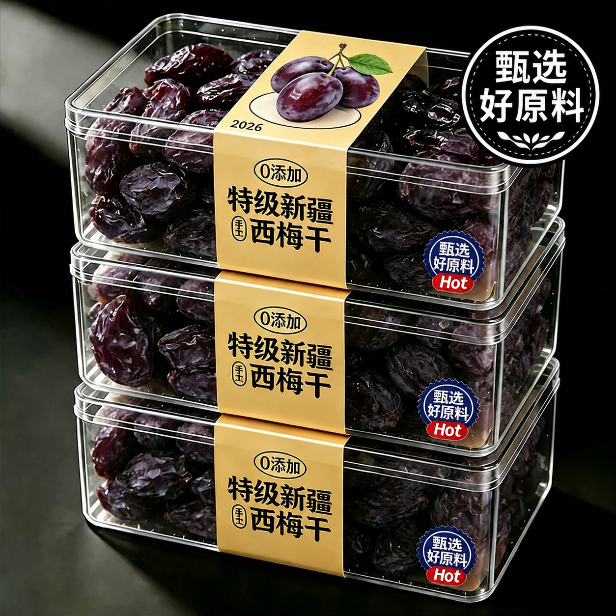 新疆西梅干无糖精无添加官方旗舰店正品孕妇润肠脂排便肥果干零食