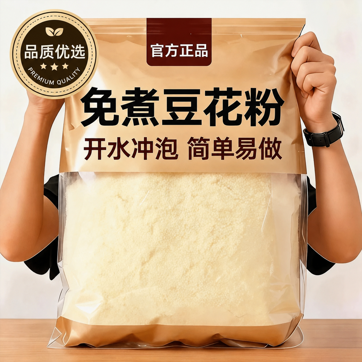 冰豆花粉免煮烘焙原料