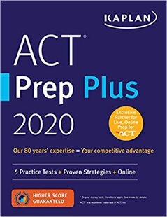 现货 英文原版 ACT Prep Plus 2020: 5 Practice Tests + Proven Strategie