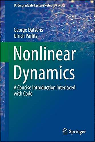 现货 非线性动力学：代码穿插的简明介绍（物理学本科生讲义）Nonlinear Dynamics:A Concise Introduction Inter 9783030910310