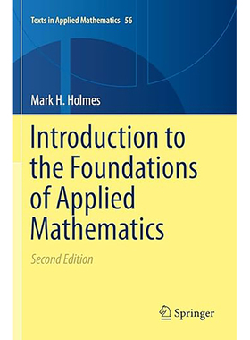 现货 应用数学基础导论 Introduction to the Foundations of Applied Mathematics (Texts in Applied Mathe 9783030242633