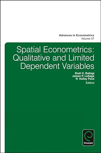 现货 英文原版 Spatial Econometrics:Qualitative and Limited Dependent Variables (Adv... 9781785609862