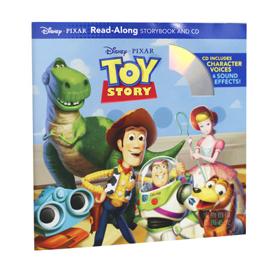 英文原版玩具总动员带CD故事书