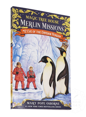 神奇树屋梅林的任务 英文原版童书Magic Tree House Merlin Missions 12: Eve of the Emperor Penguin 玛丽波奥斯本 课外英语读物