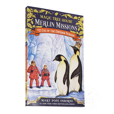 神奇树屋梅林的任务 英文原版童书Magic Tree House Merlin Missions 12: Eve of the Emperor Penguin 玛丽波奥斯本 课外英语读物