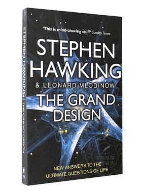 现货 大设计 英文原版 The Grand Design 插图版 斯蒂芬霍金 Stephen Hawking 进口书 科普读物 量子论 万物理论 9780553819229