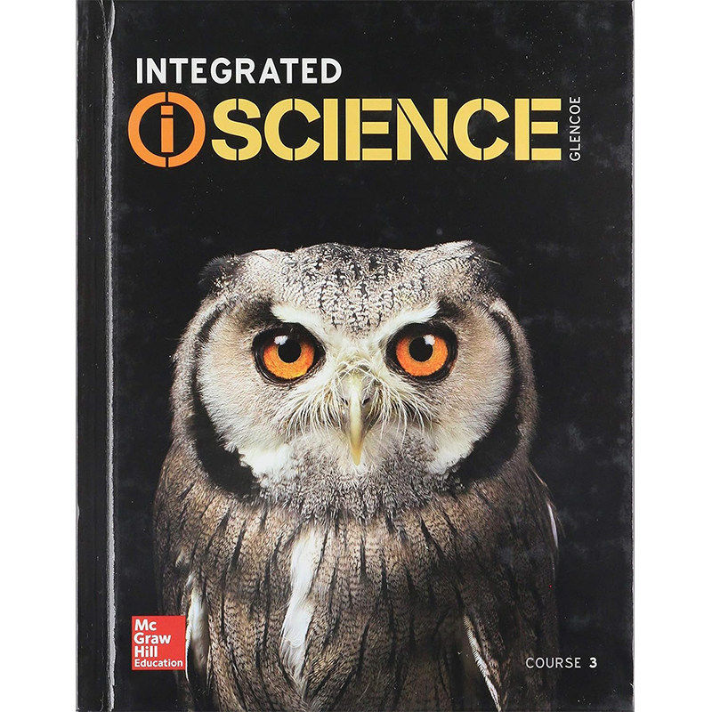 现货 英文原版 综合科学 课程3 学生版 Integrated iScience, Course 3, Student Edition 9780076772872