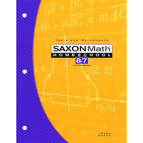 预订英文原版Testing Book:3rd Edition (Saxon Math 8/7 Homeschool) 9781591413240