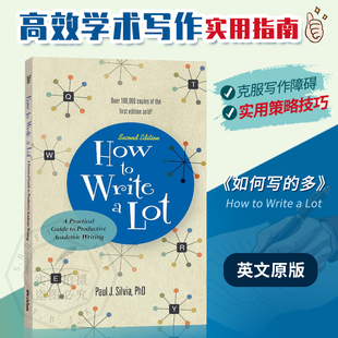 Writing How Write 现货 Academic APA Productive Guide Practical 9781433829734 Lifetools Lot 进口英文原版