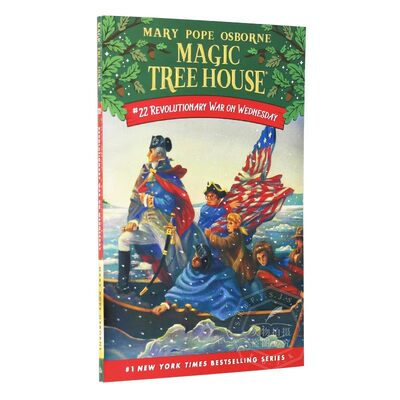 神奇树屋 英文原版童书 Magic Tree House 22: Revolutionary 玛丽波奥斯本 儿童课外英语读物 桥梁章节书 平装