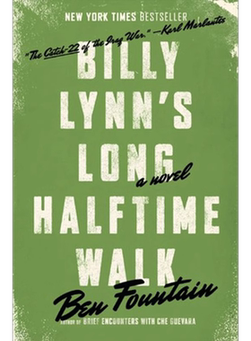 现货 英文原版 Billy Lynn's Long Halftime Walk:A Novel比利林恩的中场战事
