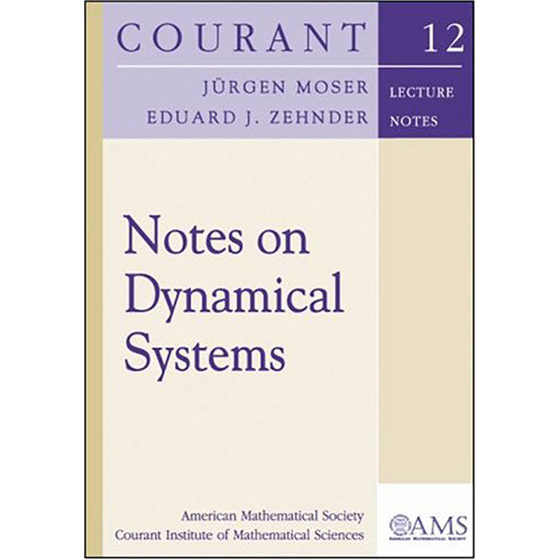 现货 英文原版 动力学系统摘录 Notes on Dynamical Systems (Courant Lecture Notes) 9780821835777
