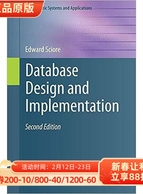 现货 数据库设计与实现：第二版（以数据为中心的系统与应用）Database Design and Implementation:Second Editi 9783030338350