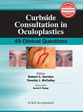 现货 英文原版Curbside Consultation in Oculoplastics:49 Clinical Questions 9781617119170