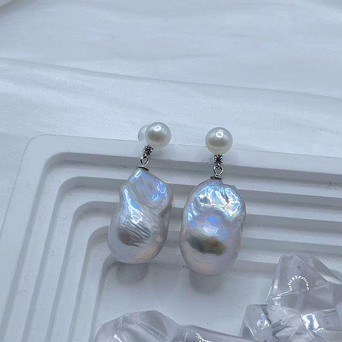 Audrey PearlS925银淡水珍珠耳饰6-14mm,珠宝/钻石/翡翠,耳饰,淘宝优惠券,粉丝福利购,淘宝优惠卷