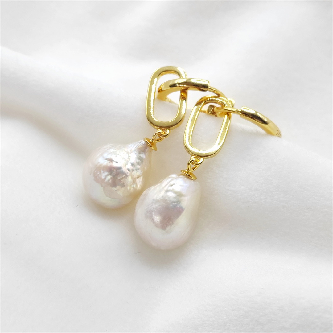 Audrey PearlS925银淡水珍珠耳饰10-12mm,珠宝/钻石/翡翠,耳饰,淘宝优惠券,粉丝福利购,淘宝优惠卷