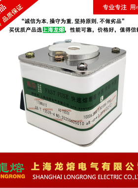 170M8610 AC1000V 1000A BC100KA快速熔断器，上海龙熔