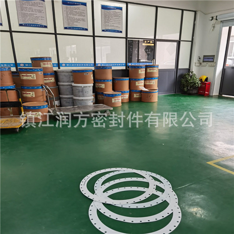 大规格法兰垫片聚四氟乙烯PTFE法兰密封线切割四氟制品件